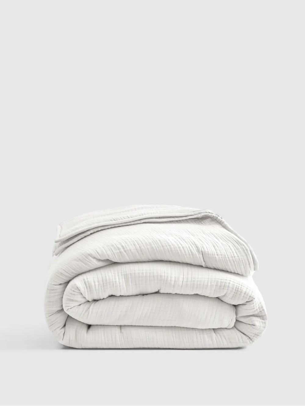 NWT Quince Organic Airy Gauze White Dream Quilt White Queen